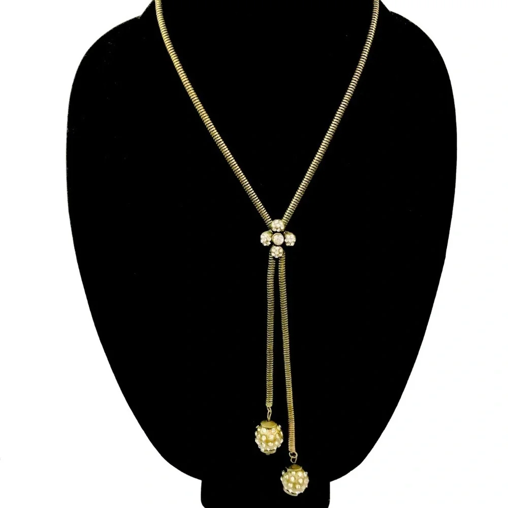 Sweet Lola Bronze jeweled Necklace​​